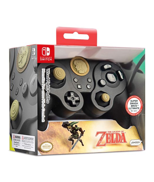 mando switch legend of zelda cableado