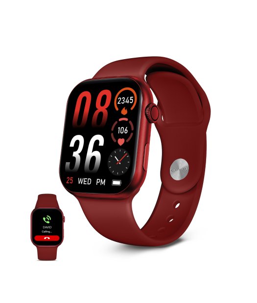 smartwatch 1,96\" ksix urban 5 rojo