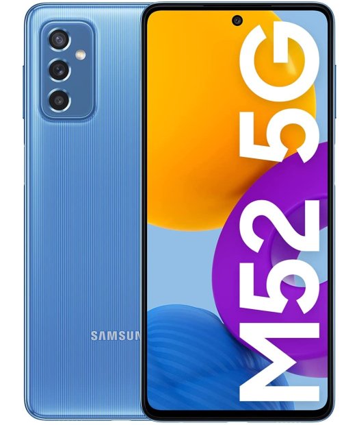 smartphone 6,7\" samsung galaxy m52 5g 128 gb azul