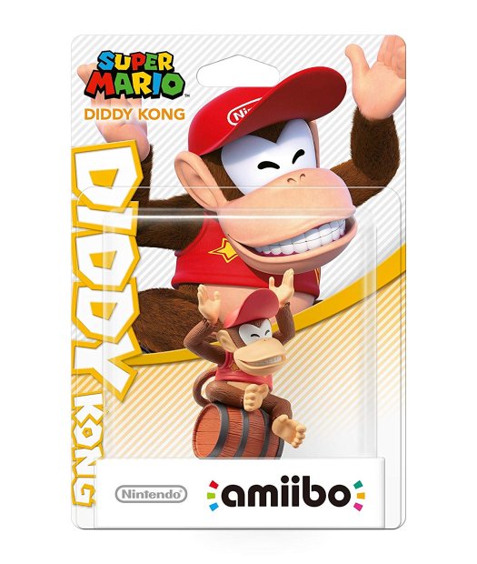 figura amiibo diddy kong (super mario)