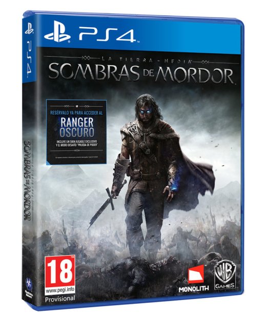 ps4 la tierra media sombras de mordor