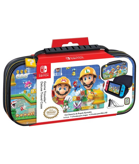 bolsa consola nintendo switch super mario maker 2