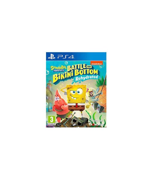 ps4 bob esponja: battle for bikini bottom rehydrat