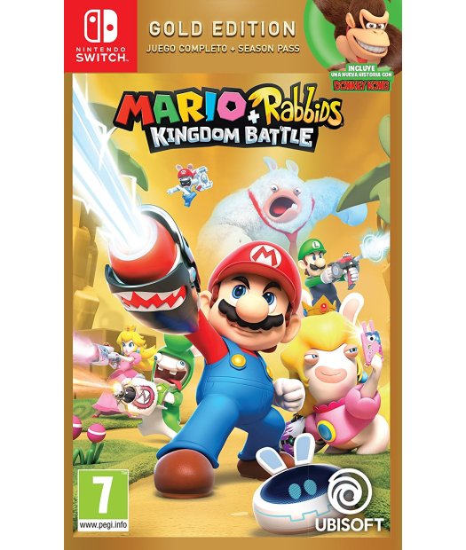 switch mario + rabbids kingdom battle gold