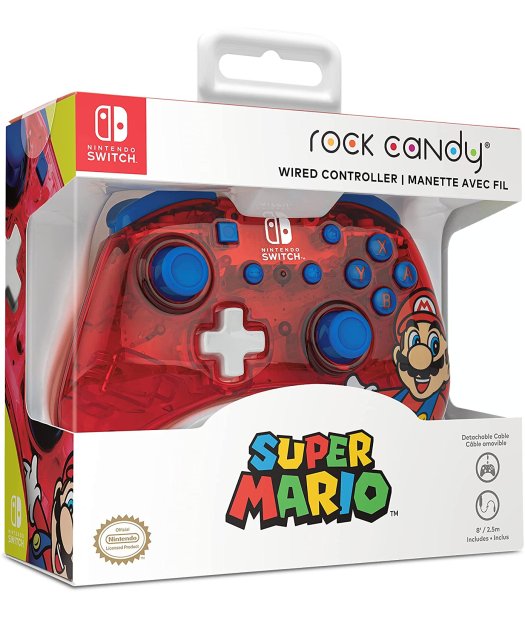 mando con cable rock candy mario switch