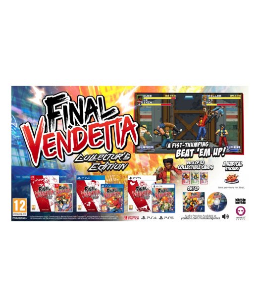 ps4 final vendetta - collectors edition