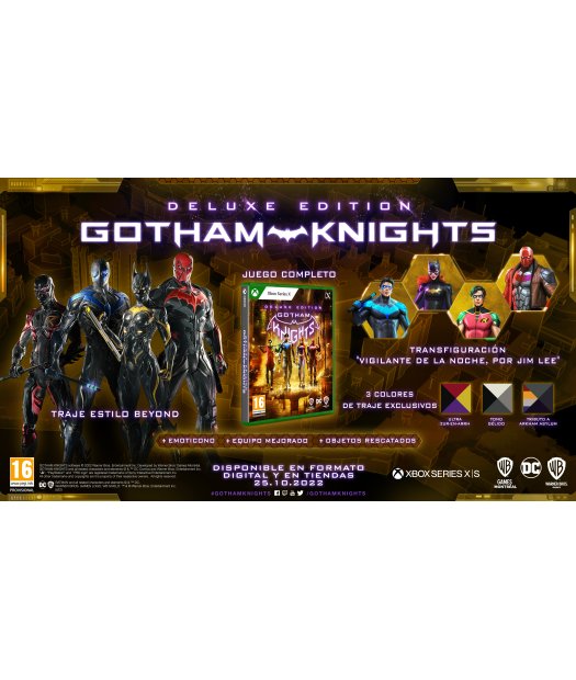 xboxx gotham knights deluxe edition
