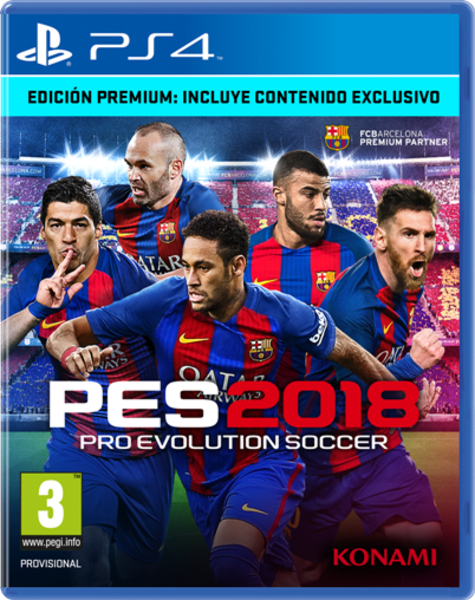 ps4 pes 2018 pro evolution soccer premium edition