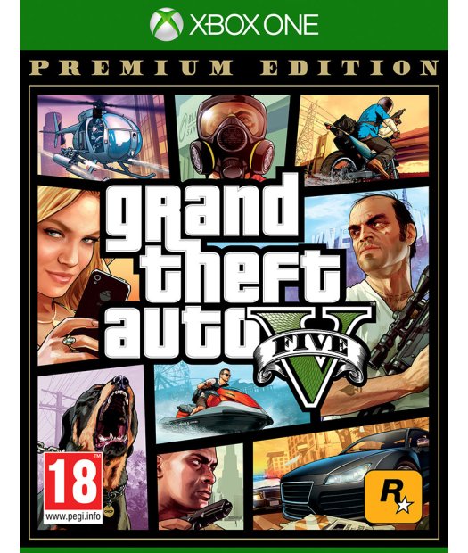 xboxone grand theft auto v (gta) premium edition