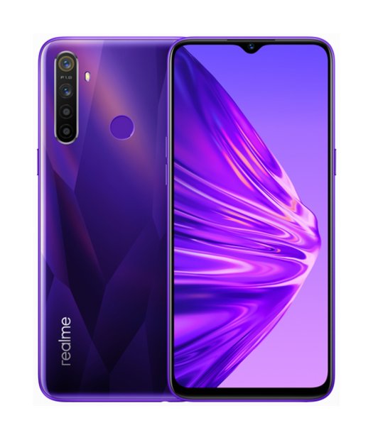 smarpthone realme 5 128 + 4 gb crystal purple