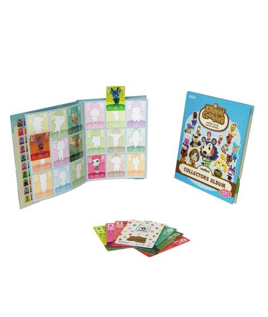 pack 3 tarjetas amiibo animal crossing + album 3