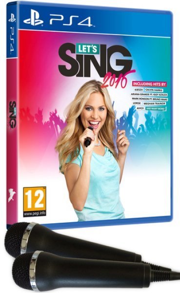 ps4 lets sing 2016 + 2 micros