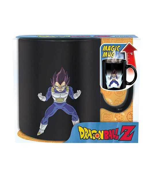 taza dragon ball termosensible 460 ml vegeta