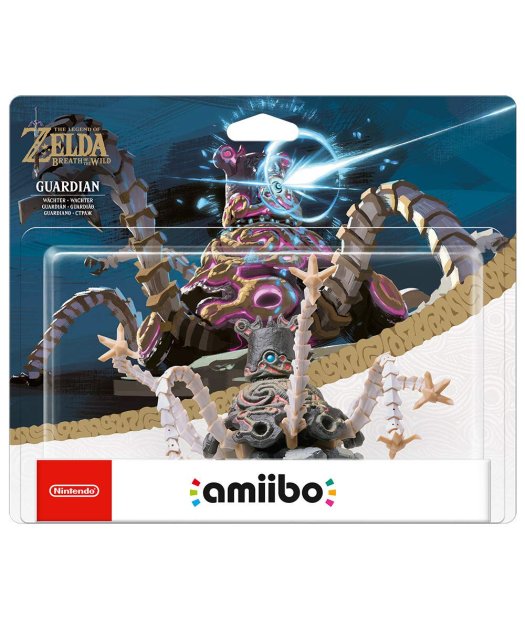 figura amiibo guardian (coleccion zelda)