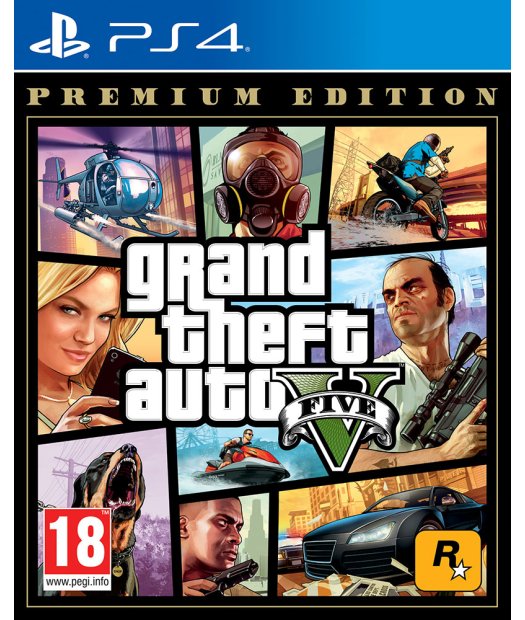 ps4 grand theft auto v (gta) premium edition promo