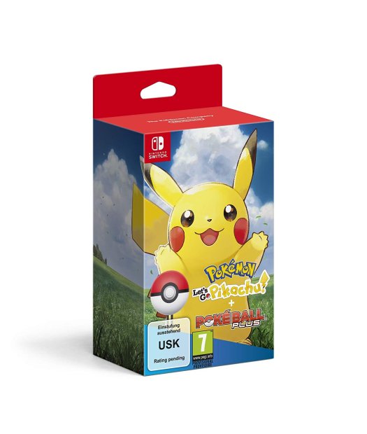 switch pokemon lets go pikachu + poke ball plus