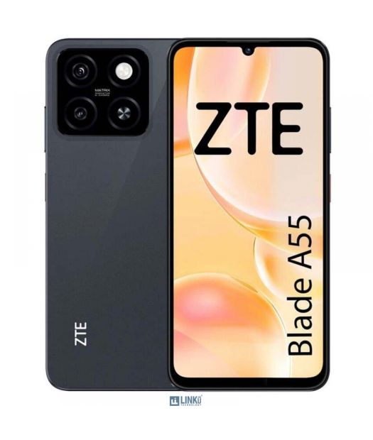 smartphone 6,75\" zte blade a55 64 gb negro