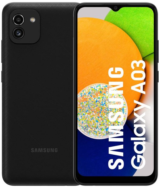 smartphone 6,5\" samsung galaxy a03 64+4 gb negro