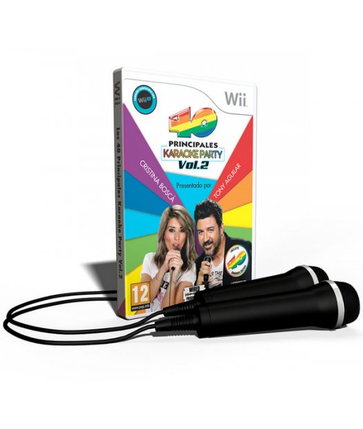 wii los 40 principales karaoke party vol. 2 micros
