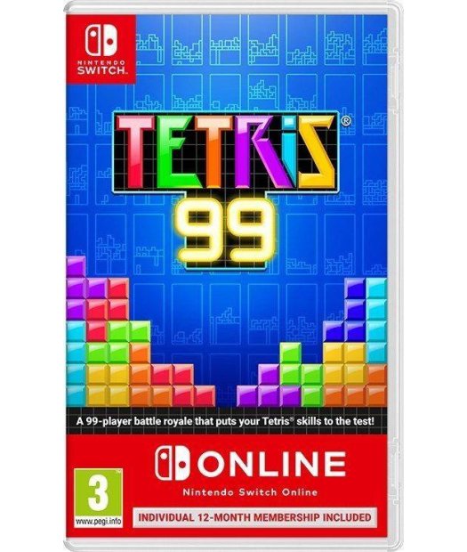switch tetris 99 + 12 meses nintendo switch online