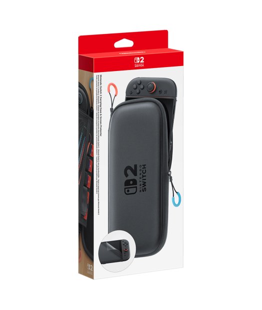 funda transporte +protector pantalla para switch 2