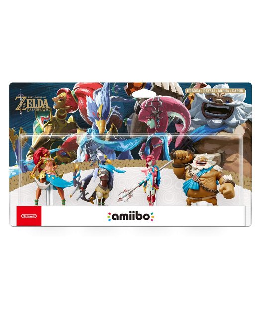 pack 4 figuras amiibo (daruk-mipha-revali-urbosa)