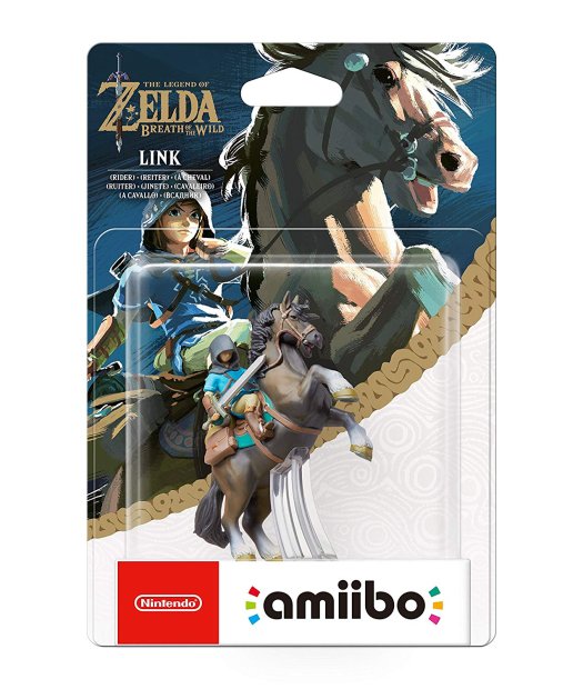 figura amiibo link jinete (coleccion zelda)