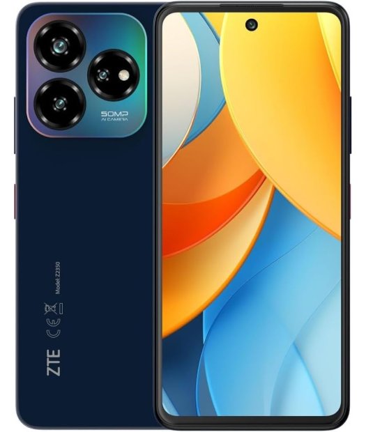 smartphone 6,6\" zte blade v60 vita 256 gb azul