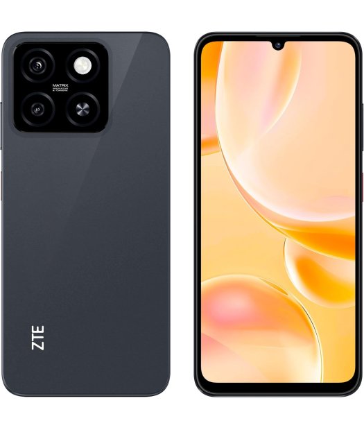 smartphone 6,75\" zte blade a55 64 gb negro