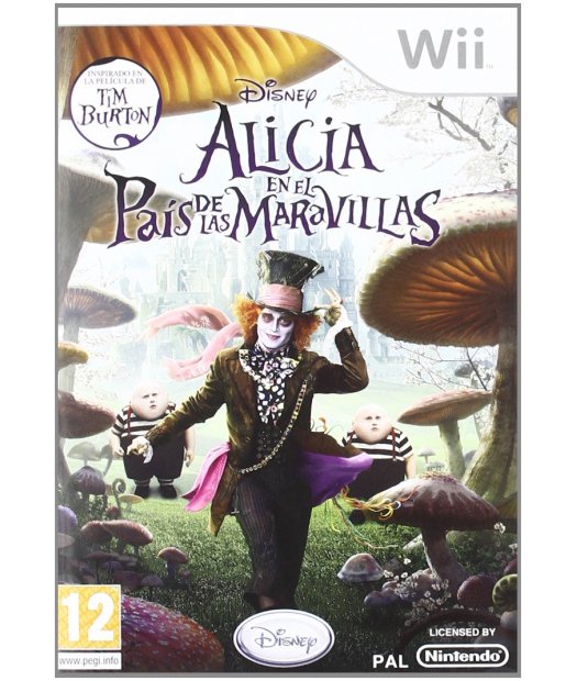 wii alicia en el pais de las maravillas