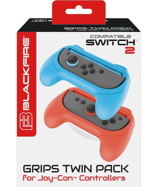 pack de 2 grips blackfire para joycon switch 2