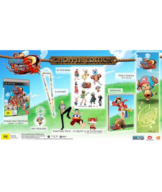 ps3 one piece unlimited world red chopper edition