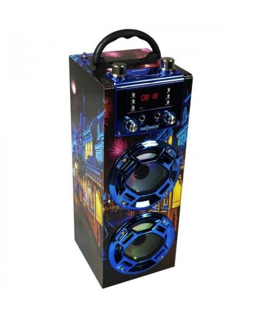 altavoz bluetooth karaoke go-rock wsk125 street