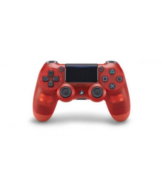 mando dualshock rojo transparente sony v2 ps4