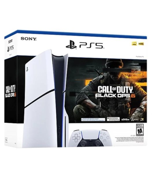 consola ps5 slim lector + call of duty black ops 6