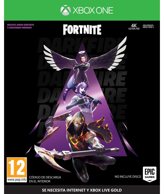 xboxone fortnite lote fuego oscuro