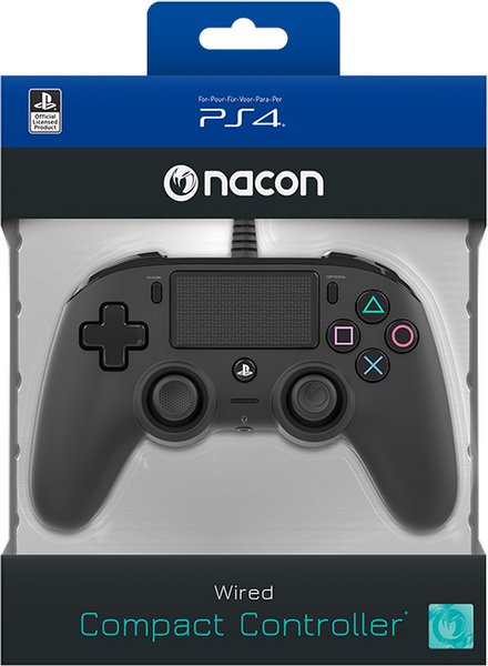 mando nacon con cable negro ps4