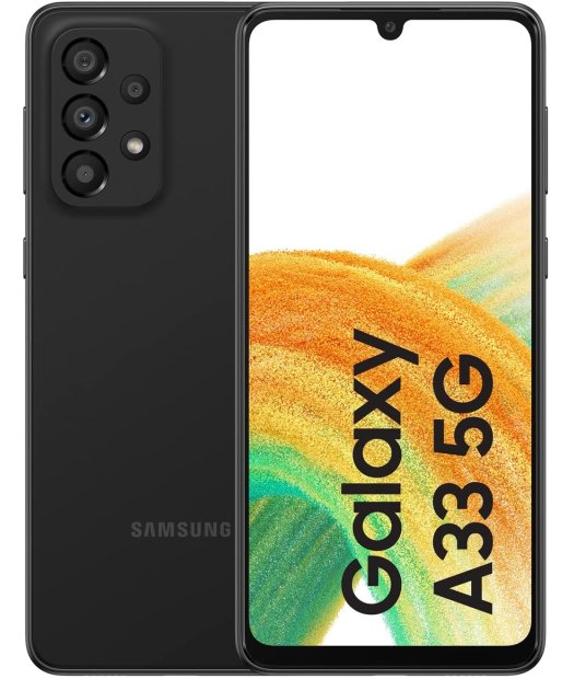 smartphone 6,4\" samsung galaxy a33 5g 128 gb negro
