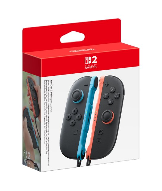 mandos joycon nintendo switch 2 pareja- azul/rojo