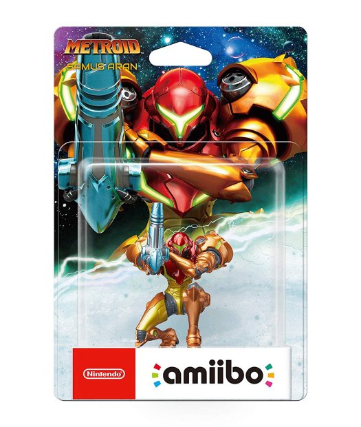 figura amiibo samus (coleccion metroid)