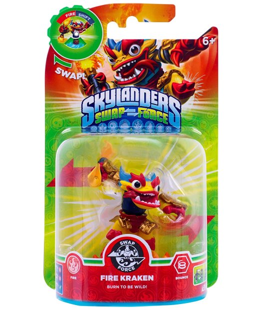 figura skylanders swap force fire kraken